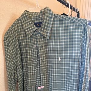 Ralph Lauren men's plaid button up shirt large